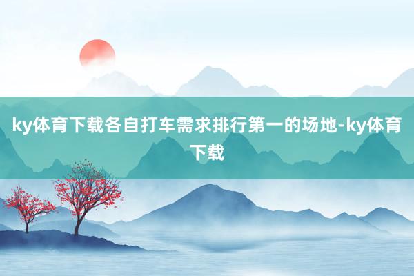 ky体育下载各自打车需求排行第一的场地-ky体育下载