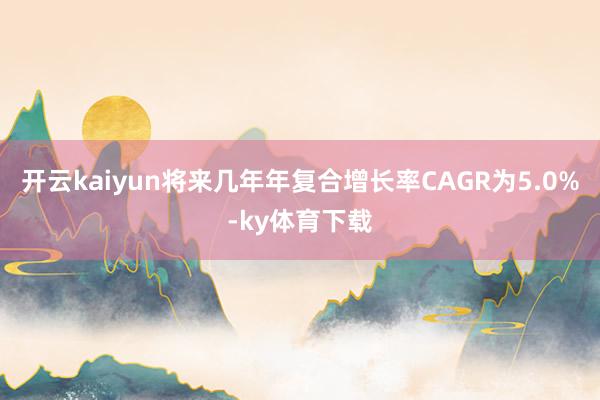 开云kaiyun将来几年年复合增长率CAGR为5.0%-ky体育下载